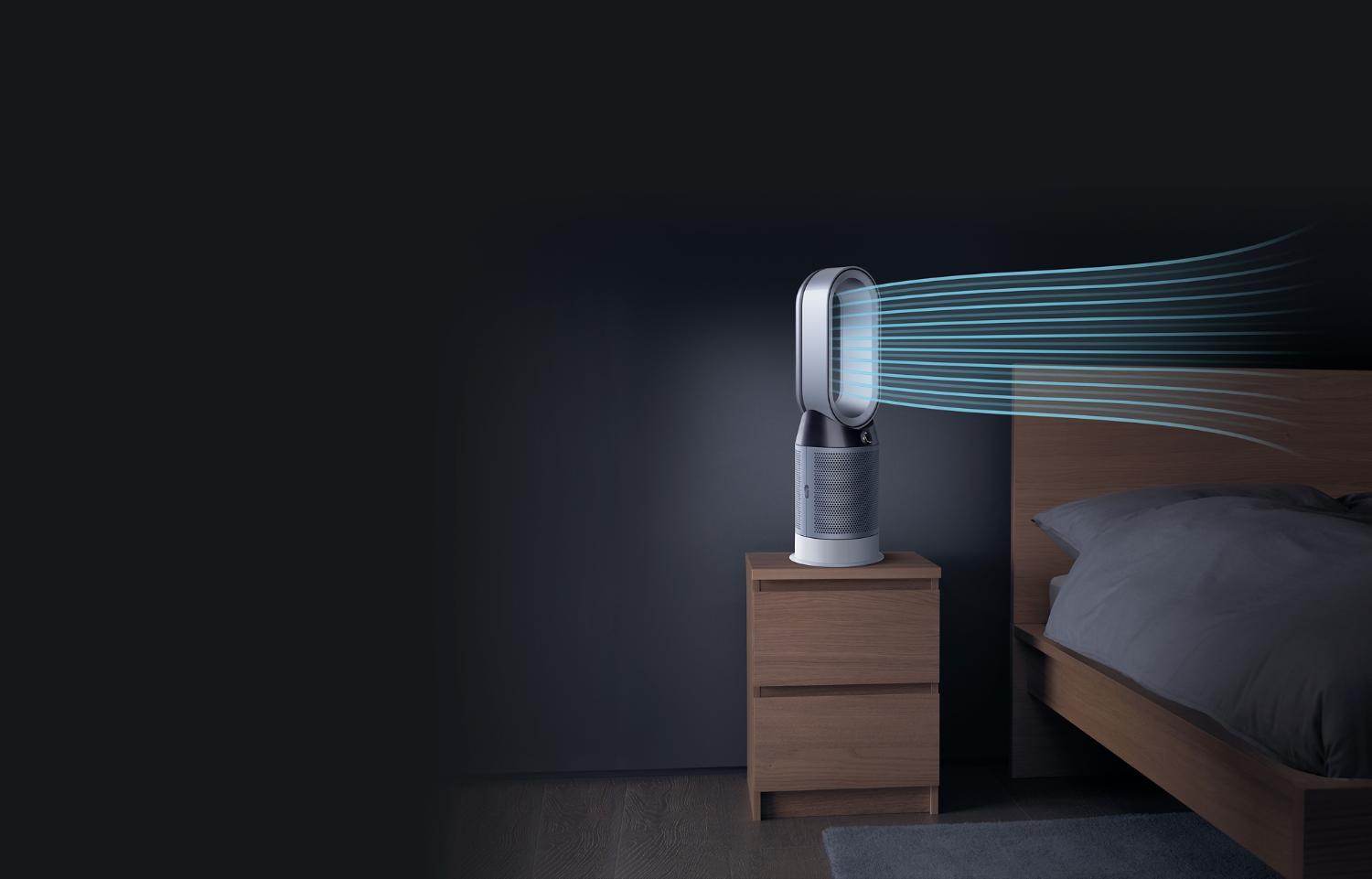 dyson Hot+Cool qui ventile la nuit